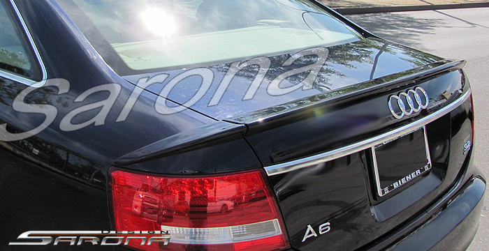 Custom Audi A6 Trunk Wing  Sedan (2005 - 2008) - $299.00 (Manufacturer Sarona, Part #AD-008-TW)